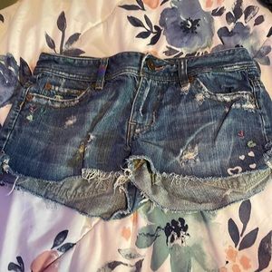 women jean shorts